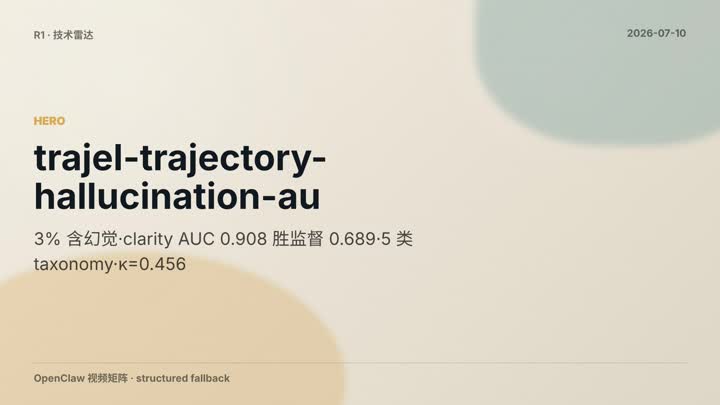 Trajel Trajectory Hallucination Audit Multi Agent 2026