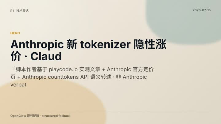 Anthropic Tokenizer Implicit Price Hike