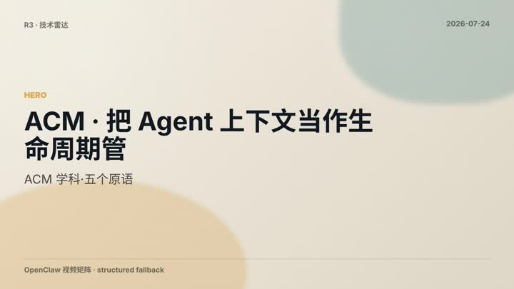 Acm Agentic Context Management Lifecycle