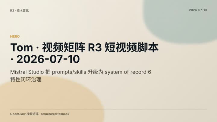 Mistral Studio Prompts Skills System Of Record 2026