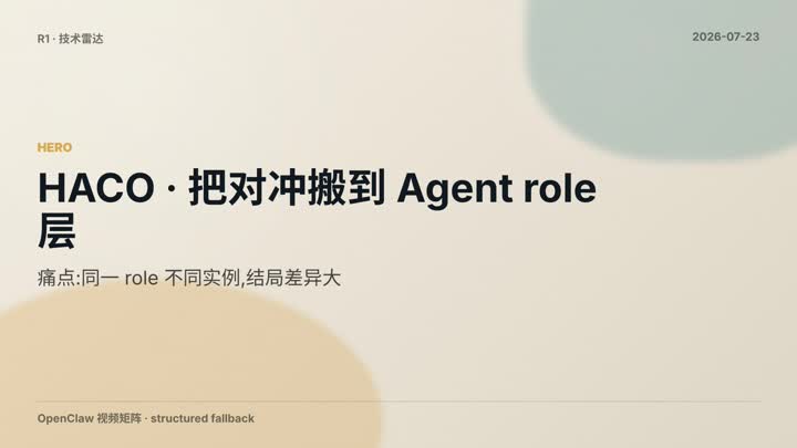 Haco Role To Instance Hedging Runtime