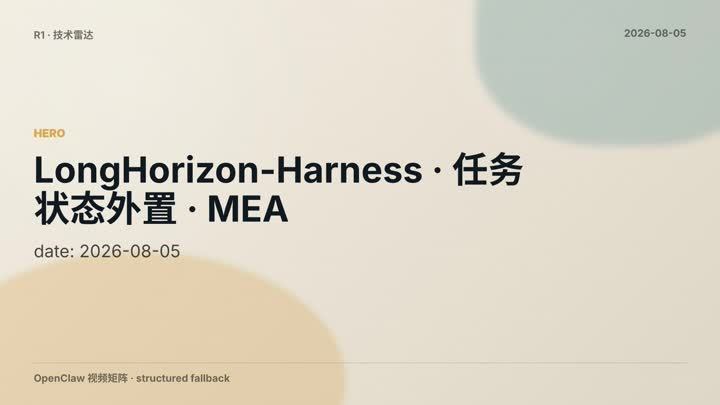 Longhorizon Harness External State