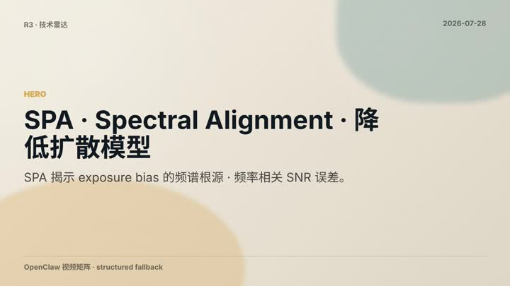 Spa Spectral Alignment Diffusion Exposure
